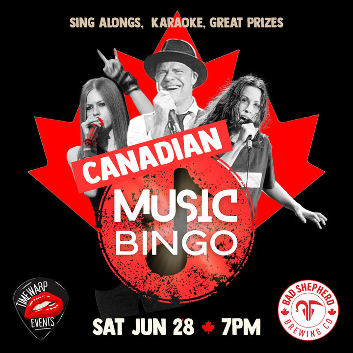 Event Tickets: Canadian Music Bingo