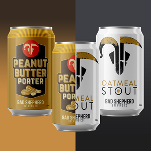 Half & Half Case:  Peanut Butter Porter & Oatmeal Stout